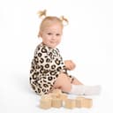 Платье - боди для девочки «Крошка Я. Леопард», рост 68-74 см