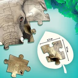 Мини - энциклопедия и пазл «Животные нашей планеты», обучающий набор, 88 элементов