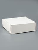 Коробка самосборная, белая, 23×23×8 см