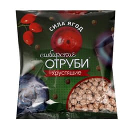 Сибирские отруби «Сила ягод», хрустящие, 100 г