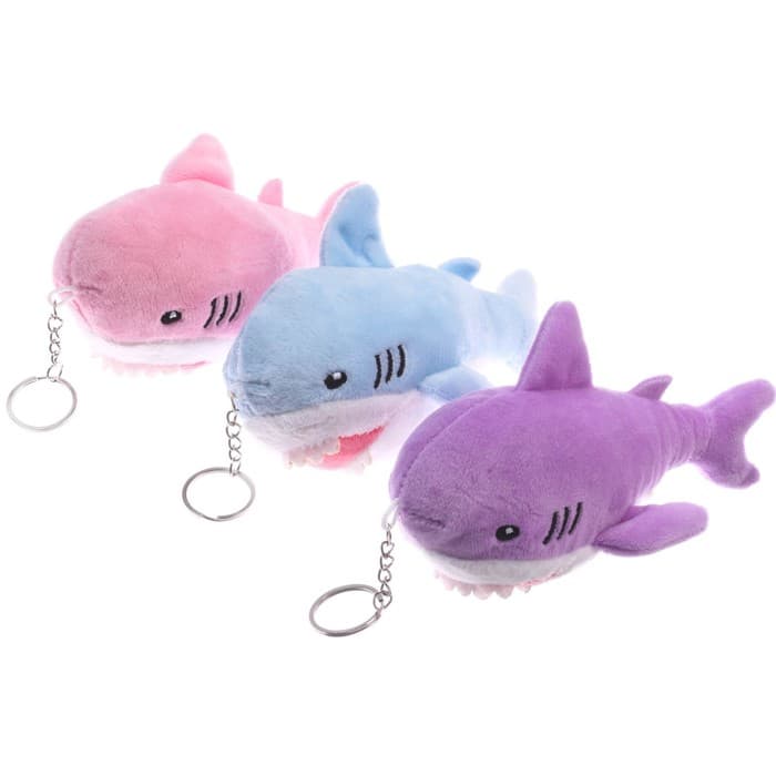 Брелок детский «Акула», мягкая игрушка, 15 см, блохэй, МИКС