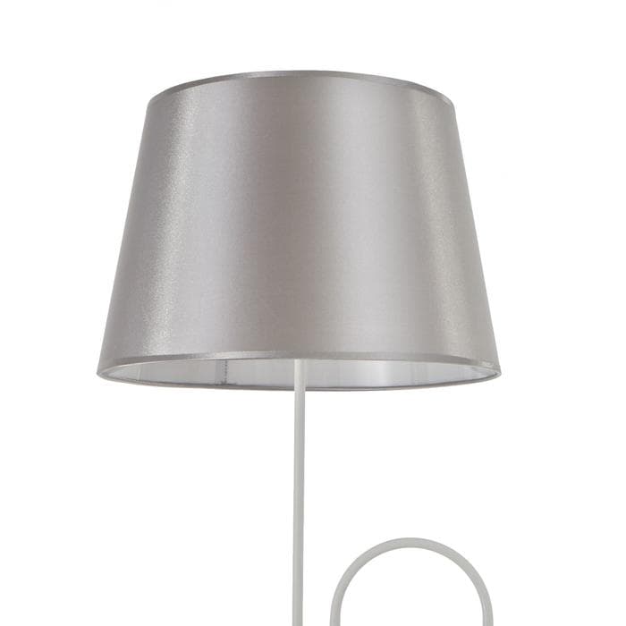 Торшер напольный BayerLux «1063/2», 2×15 Вт, Е27, белый-серый