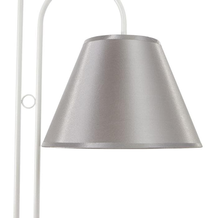 Торшер напольный BayerLux «1063/2», 2×15 Вт, Е27, белый-серый