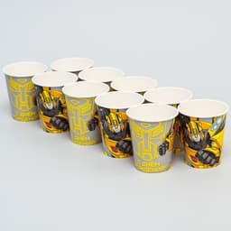 Стакан одноразовый бумажный «С Днем Рождения», 250 мл, Трансформеры