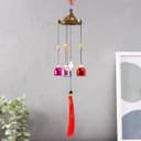 Музыка ветра «От сглаза с бахромой», металл, 5 колокольчиков, 45×7.5×7.5 см