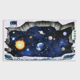 Интерьерная наклейка 3Д TAKE IT EASY «Космос», 90×50 см