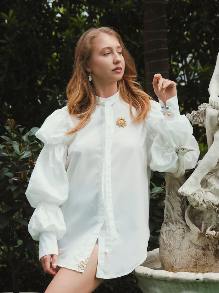 Брошь «Змея», извилистая, цвет золото