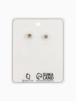 Серьги металл «Геометрия», овалы переплетённые, цвет золото