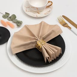 Салфетка столовая «Этель», 40×40 см, бежевая, 100% хлопок, саржа, 250 г/м²