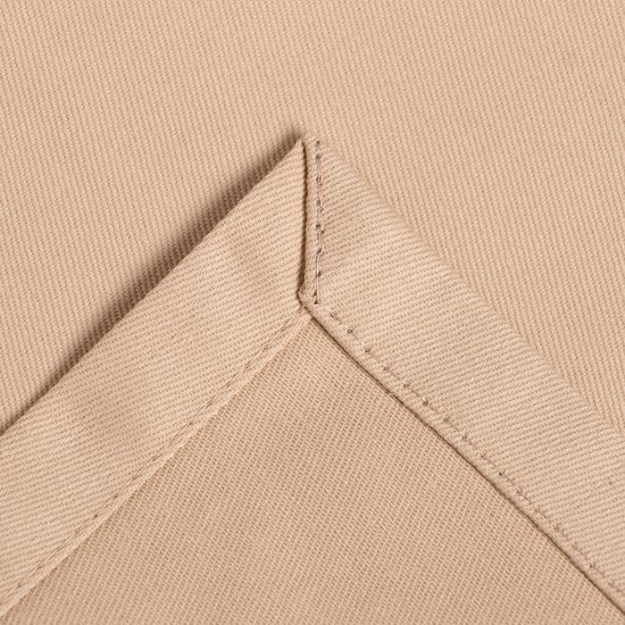 Салфетка столовая «Этель», 40×40 см, бежевая, 100% хлопок, саржа, 250 г/м²