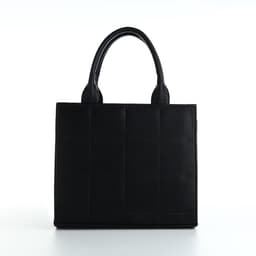 Сумка женская тоут TEXTURA на молнии, 25×12×22 см, чёрный