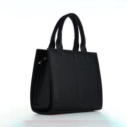 Сумка женская тоут TEXTURA на молнии, 25×12×22 см, чёрный