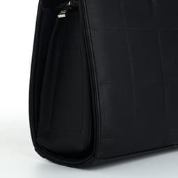 Сумка женская тоут TEXTURA на молнии, 25×12×22 см, чёрный