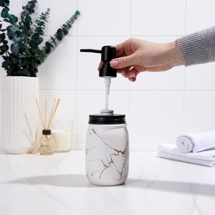 Дозатор для мыла «Зевс», 500 мл, белый