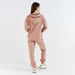 Костюм спортивный женский: худи, брюки, MINAKU: Casual Collection, размер 46, бежевый