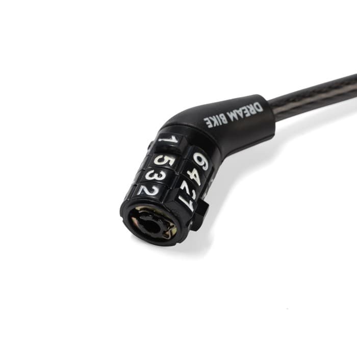 Замок навесной велосипедный Dream Bike, кодовый, 6×650 мм