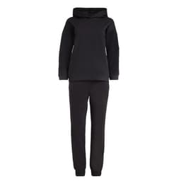 Костюм женский (худи, брюки) MINAKU: Casual Collection, размер 42, чёрный