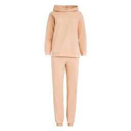 Костюм женский (худи, брюки) MINAKU: Casual Collection цвет песочный, размер 44