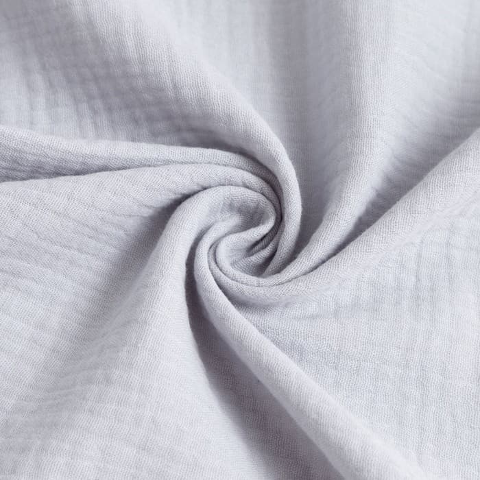 Пелёнка муслиновая «Крошка Я», 135×100 см, двухслойная, 100 % хлопок, светло-серая