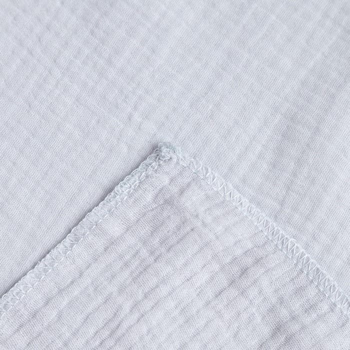 Пелёнка муслиновая «Крошка Я», 135×100 см, двухслойная, 100 % хлопок, светло-серая