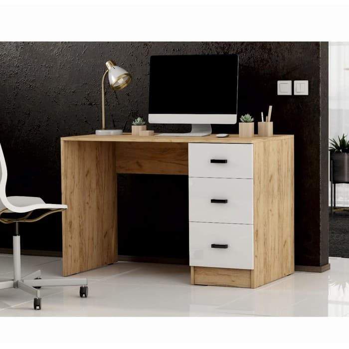 Стол письменный «СТАНДАРТ», 1100×750×590 мм, цвет дуб вотан/белый