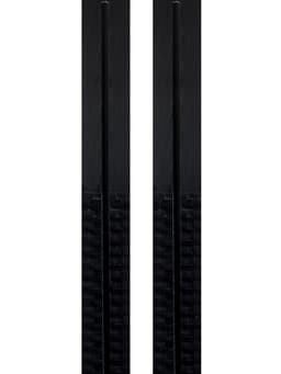 Комплект лыжный: пластиковые лыжи 150 см с насечкой, стеклопластиковые палки 110 см, крепления NN75 мм, МИКС