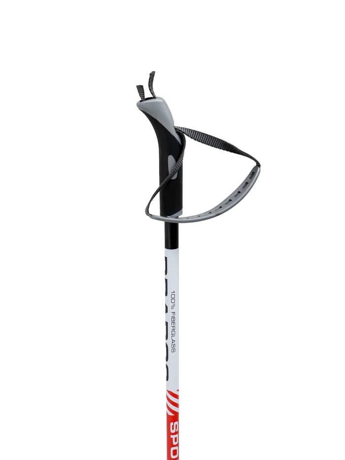 Комплект лыжный: пластиковые лыжи 150 см с насечкой, стеклопластиковые палки 110 см, крепления NN75 мм, МИКС