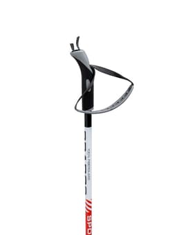 Комплект лыжный: пластиковые лыжи 150 см с насечкой, стеклопластиковые палки 110 см, крепления NN75 мм, МИКС