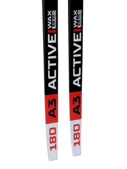 Комплект лыжный: пластиковые лыжи 180 см без насечек, стеклопластиковые палки 140 см, крепления NNN, цвета МИКС