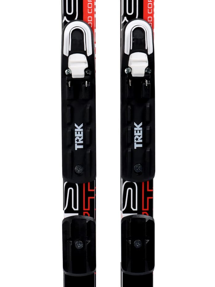 Комплект лыжный: пластиковые лыжи 180 см без насечек, стеклопластиковые палки 140 см, крепления NNN, цвета МИКС