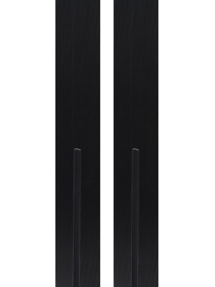 Комплект лыжный: пластиковые лыжи 200 см без насечек, стеклопластиковые палки 160 см, крепления NNN, цвета МИКС