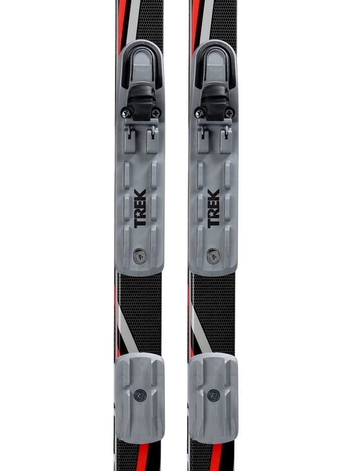 Комплект лыжный: пластиковые лыжи 200 см без насечек, стеклопластиковые палки 160 см, крепления NNN, цвета МИКС