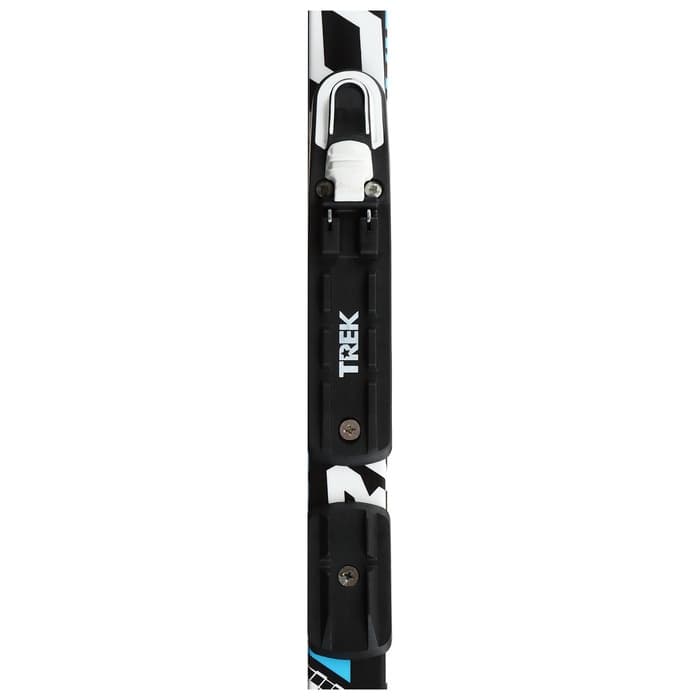 Комплект лыжный: пластиковые лыжи 150 см с насечкой, стеклопластиковые палки 110 см, крепления NNN, цвета МИКС