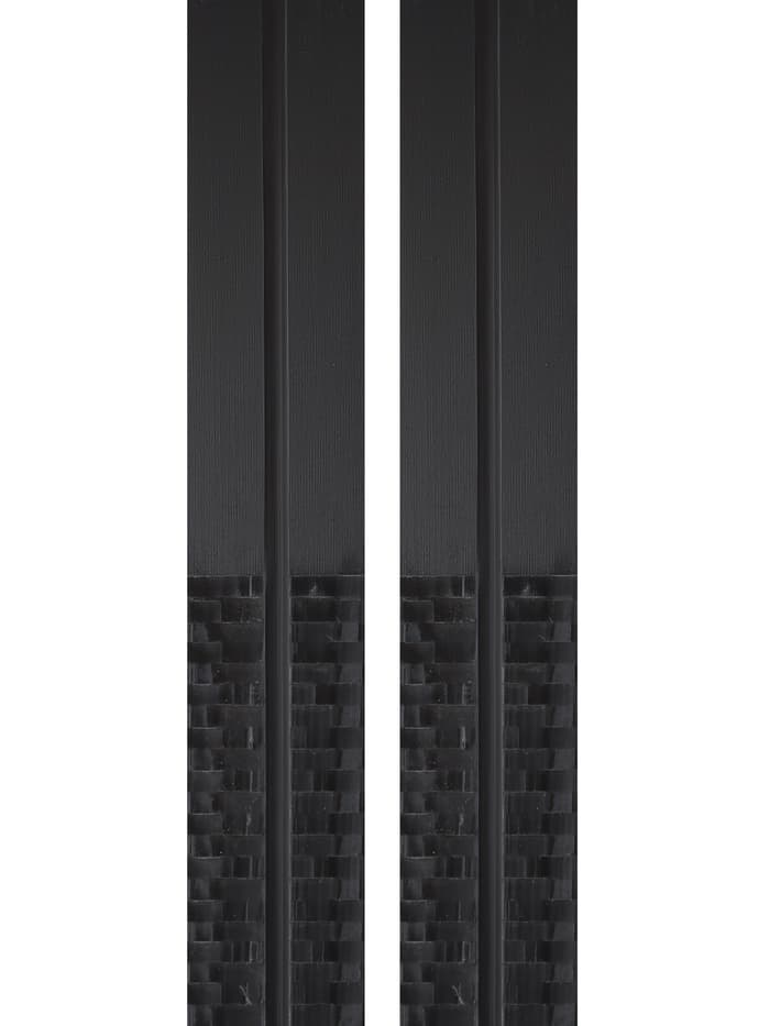 Комплект лыжный: пластиковые лыжи 150 см с насечкой, стеклопластиковые палки 110 см, крепления SNS, цвета МИКС