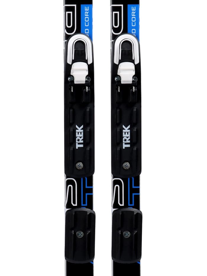 Комплект лыжный: пластиковые лыжи 185 см с насечкой, стеклопластиковые палки 145 см, крепления NNN, цвета МИКС