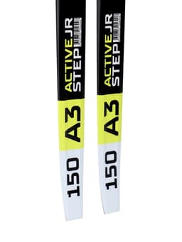 Лыжи пластиковые, 150 см, с насечкой, цвета МИКС