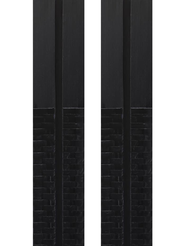 Лыжи пластиковые, 150 см, с насечкой, цвета МИКС