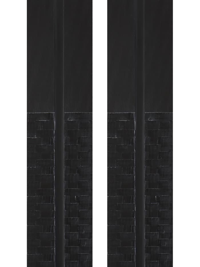 Лыжи пластиковые, 205 см, с насечкой, цвета МИКС