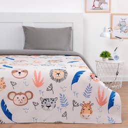 Покрывало 1.5-спальное «Этель» African friends, 145×210 см, хлопок 100%