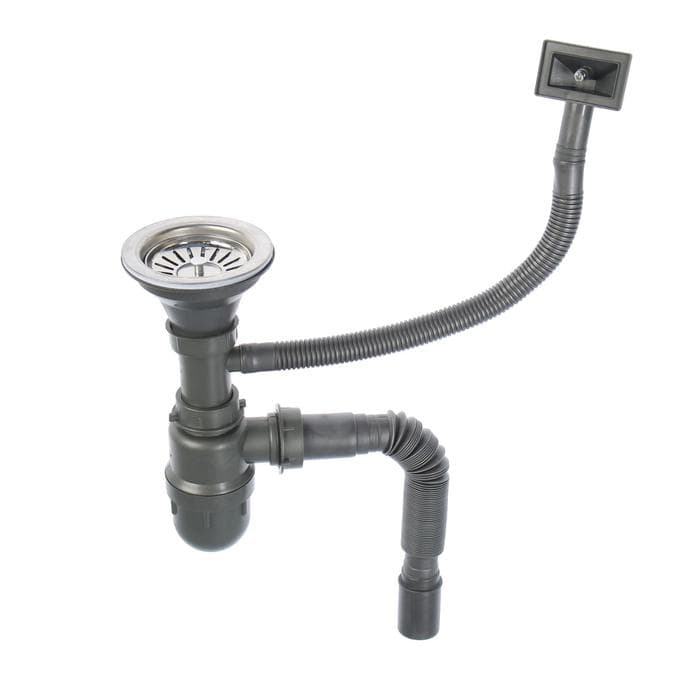 Мойка кухонная Accoona AB3838, врезная, толщина 0.6 мм, 380×380×165 мм, глянец