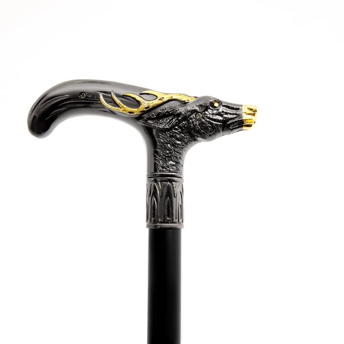 Сувенирная трость с клинком 30 см, набалдашник: олень