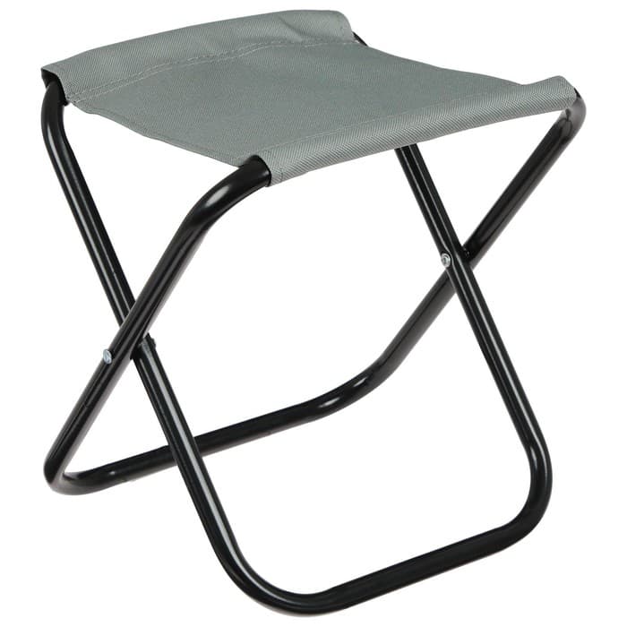 Стул туристический Maclay, складной, р. 22×20×25 см, цвет серый