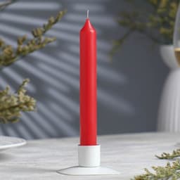 Ароматическая свеча парафиновая хозяйственная «Малина», 17×2 см, 40 г