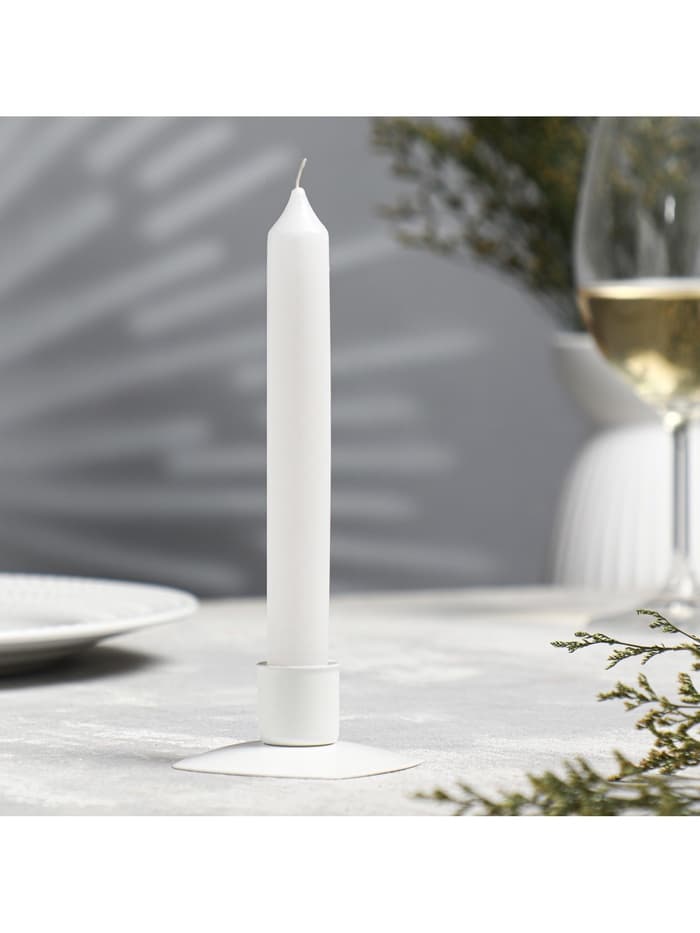 Ароматическая свеча парафиновая хозяйственная «Французская ваниль», 17×2 см, 40 г