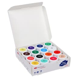 Краска по ткани, набор 16 цветов × 15 мл, ЗХК «Я - Художник!», акриловая на водной основе (228411819)