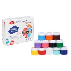 Краска акриловая, набор 12 цветов × 15 мл, «Я - Художник!», глянцевые