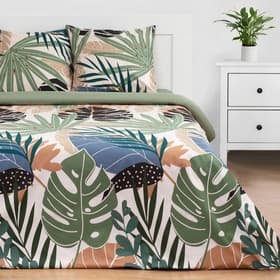 Постельное бельё 1.5-спальное «Этель» Colored tropics, бязь, зелёное