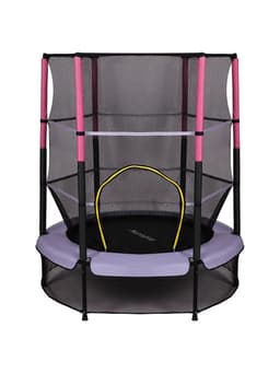 Батут ONLYTOP, d=140 см, высота сетки 125 см, сиреневый