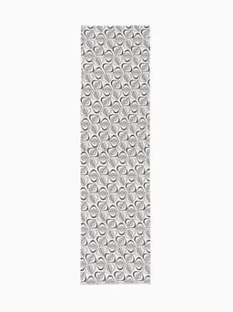 Дорожка на стол «Этель» Leaves, 40×149 см, 100% хлопок, саржа 190 г/м², белая, чёрная