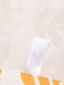 Дорожка на стол «Этель» Yellow garden 40×149 см, 100% хлопок, саржа 190 г/м², белая/жёлтая